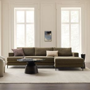 Landon 2-Piece Chaise Sectional (102"–122") | West Elm (US)