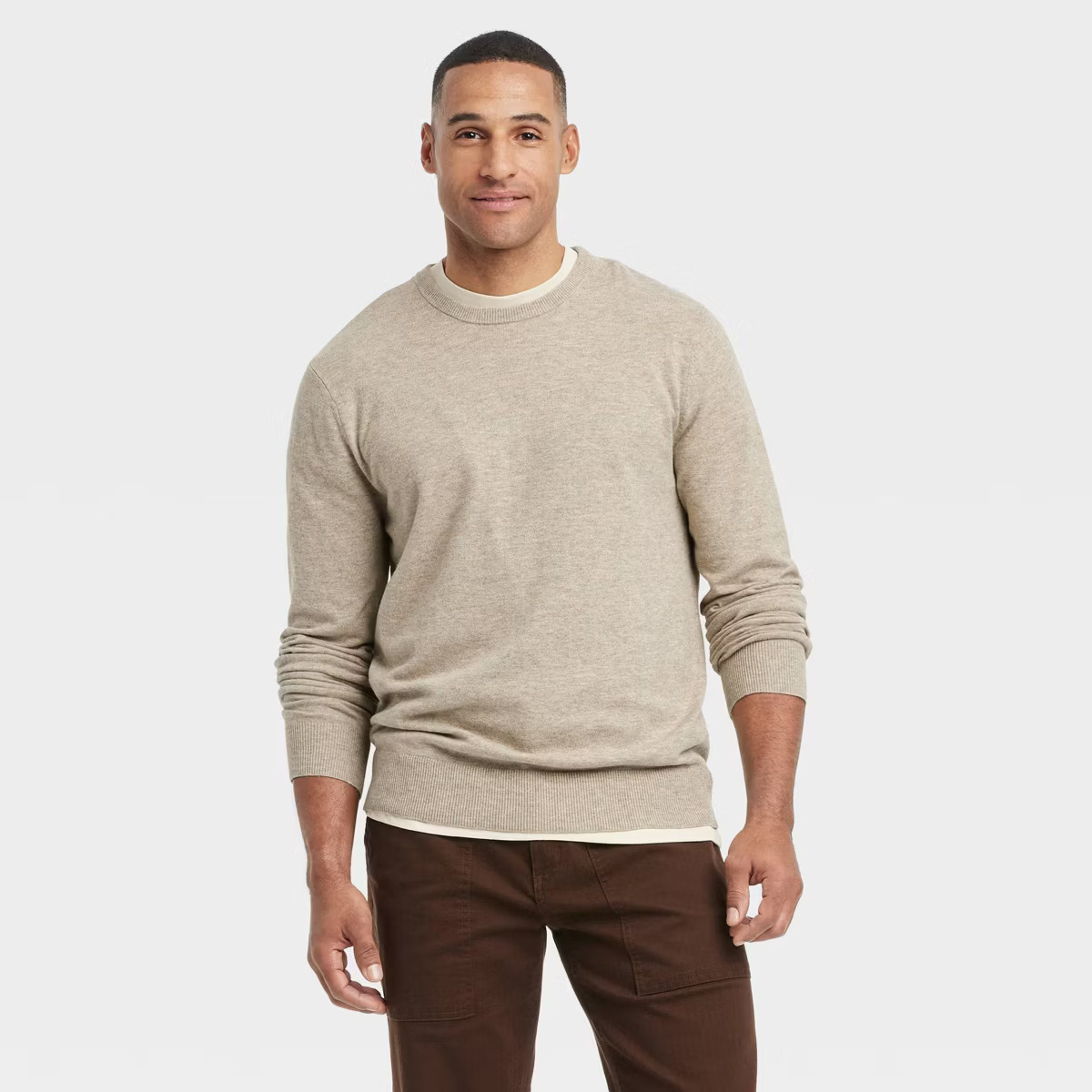 Men's Soft Knit Crewneck Pullover Sweater - Goodfellow & Co™ | Target