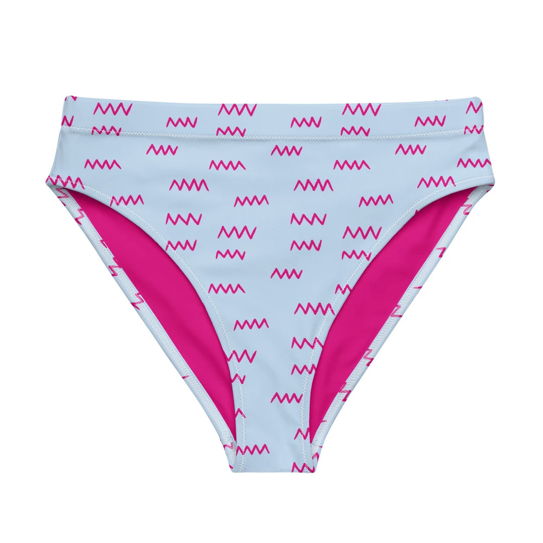 You Need to Start Somewhere - Recycled High-waisted Bikini Bottom - Etsy | Etsy (US)