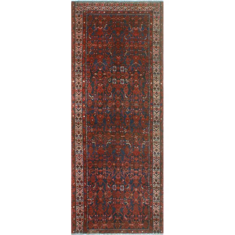 One-of-a-Kind 3'8" X 9'1" New Age Runner Wool Area Rug in | Wayfair North America