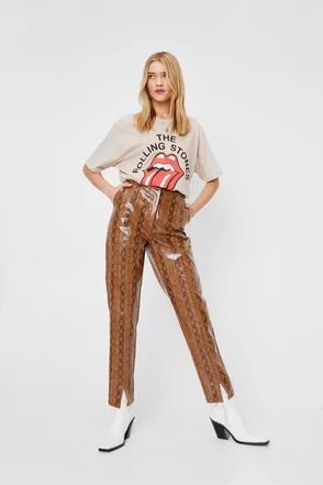 The Rolling Stones Oversized Graphic T-Shirt | Nasty Gal (US)