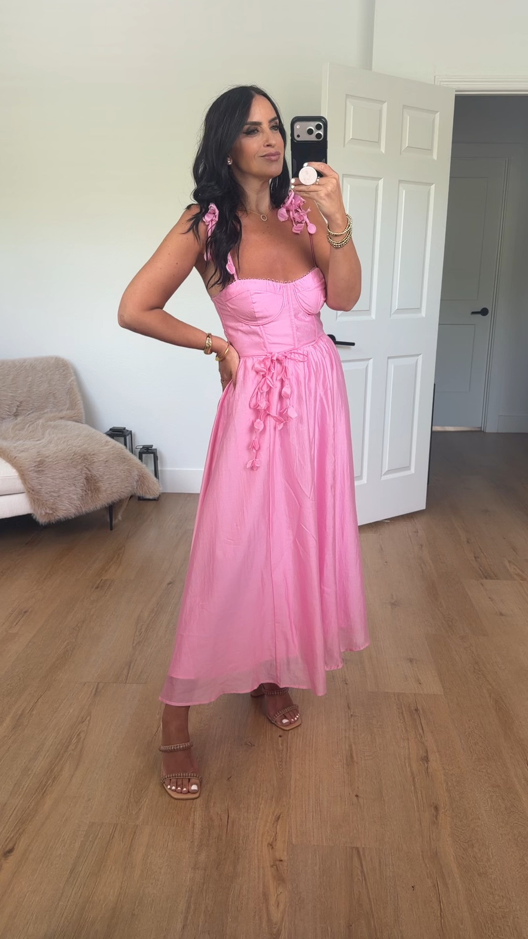 Wearing size small