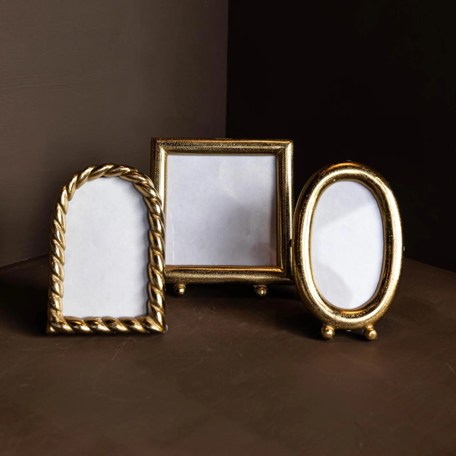 Brushed Brass Inspired Photo Frame - Etsy | Etsy (US)