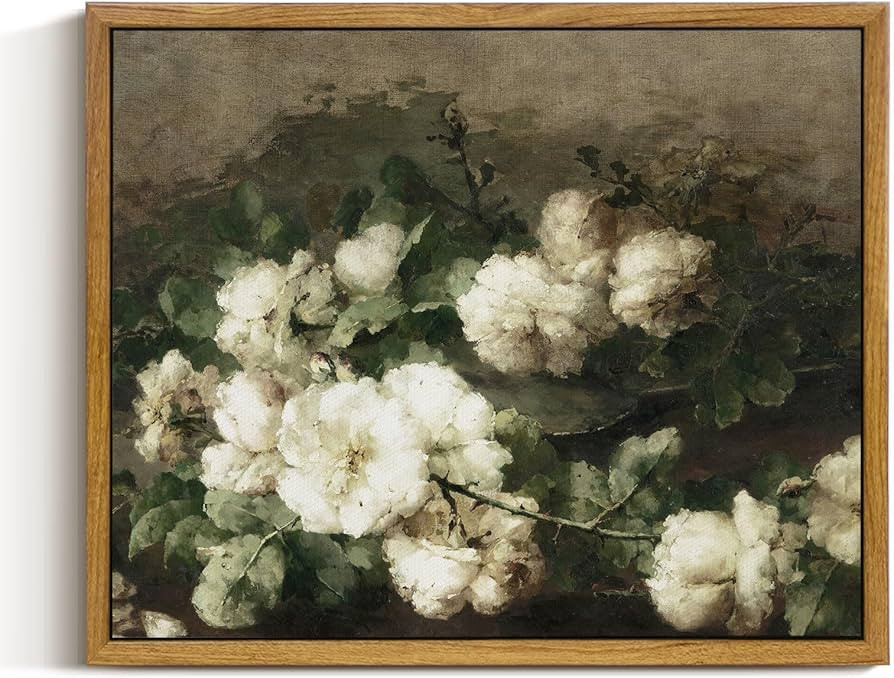 InSimSea Framed Vintage Flower Prints Wall Art Room Wall Decor, Botanical Prints Wall Art for Liv... | Amazon (US)