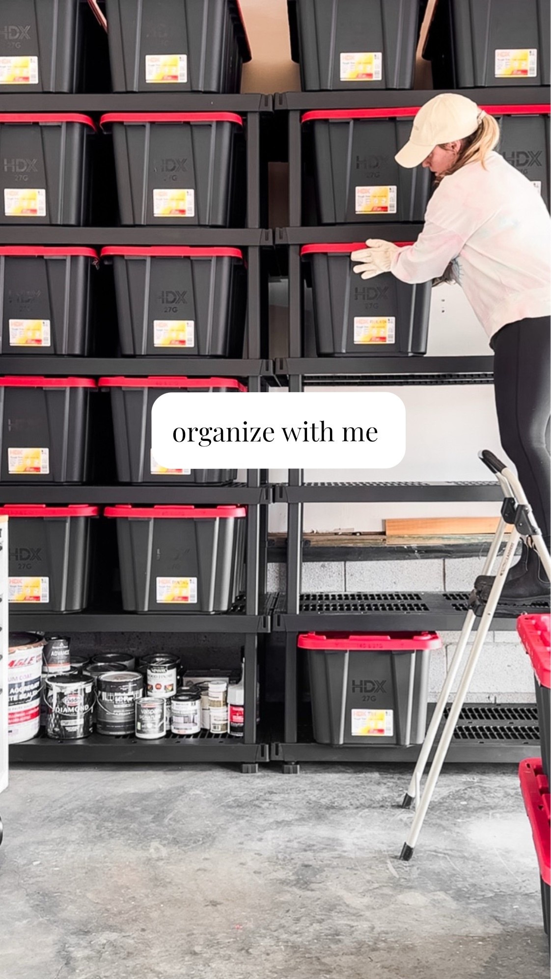Organize with me for January | garage system | tubs and bins | garage shelves | organization hacks | large tubs 

#LTKdayinmylife #LTKSeasonal #LTKHome