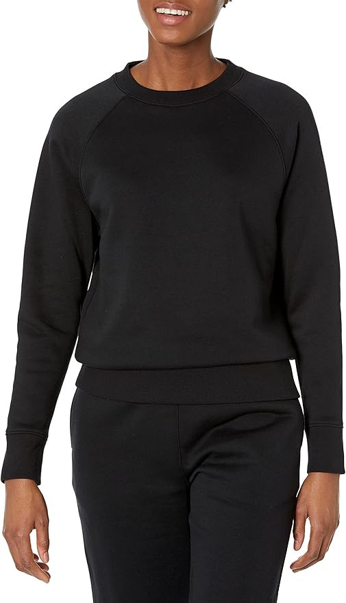 Amazon Essentials Women's Relaxed-Fit Crew Neck Long Sleeve Sweatshirt (Available in Plus Size) | Amazon (US)