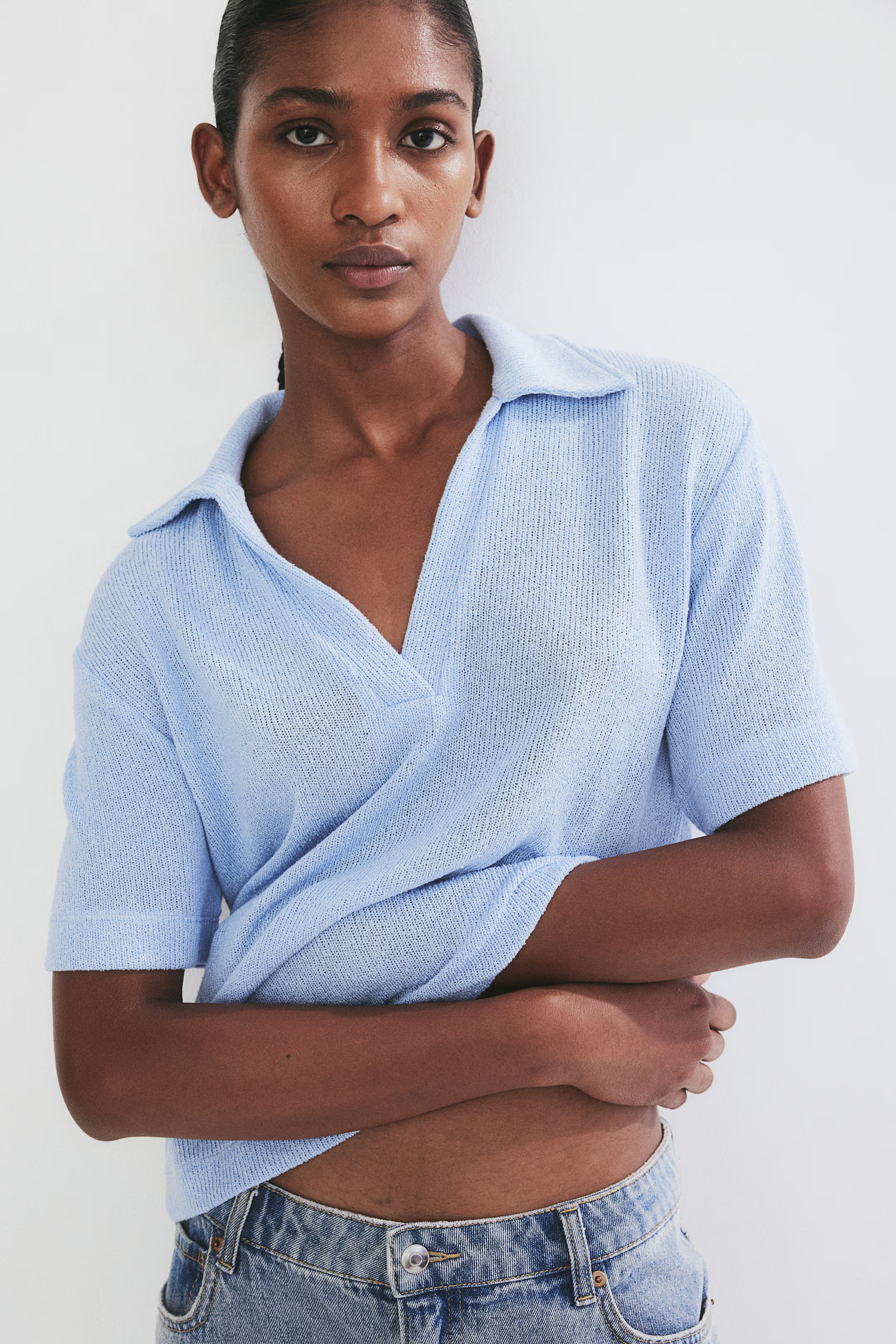 Top with Collar | H&M (US + CA)