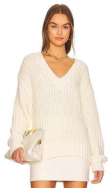 LBLC The Label Katja Sweater in Creme from Revolve.com | Revolve Clothing (Global)