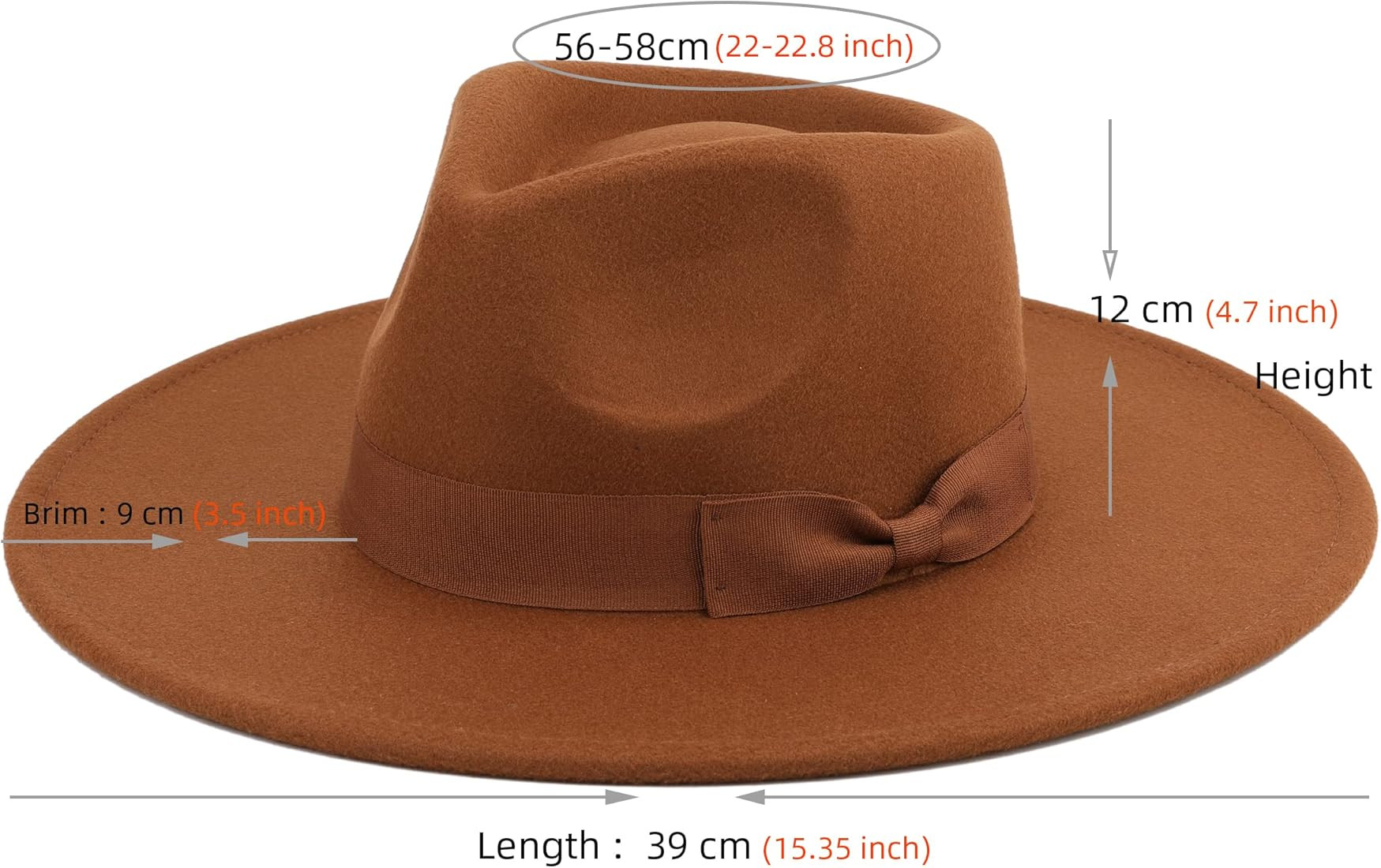 Pro Celia Big Wide Brim Women Fedora Hat | Amazon (US)