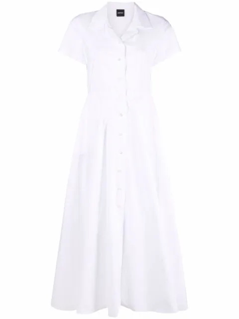 collared shirt midi dress | Farfetch Global