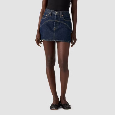 Levi's® Women's Icon Western Yoke Mini Skirt - Shaded View | Target