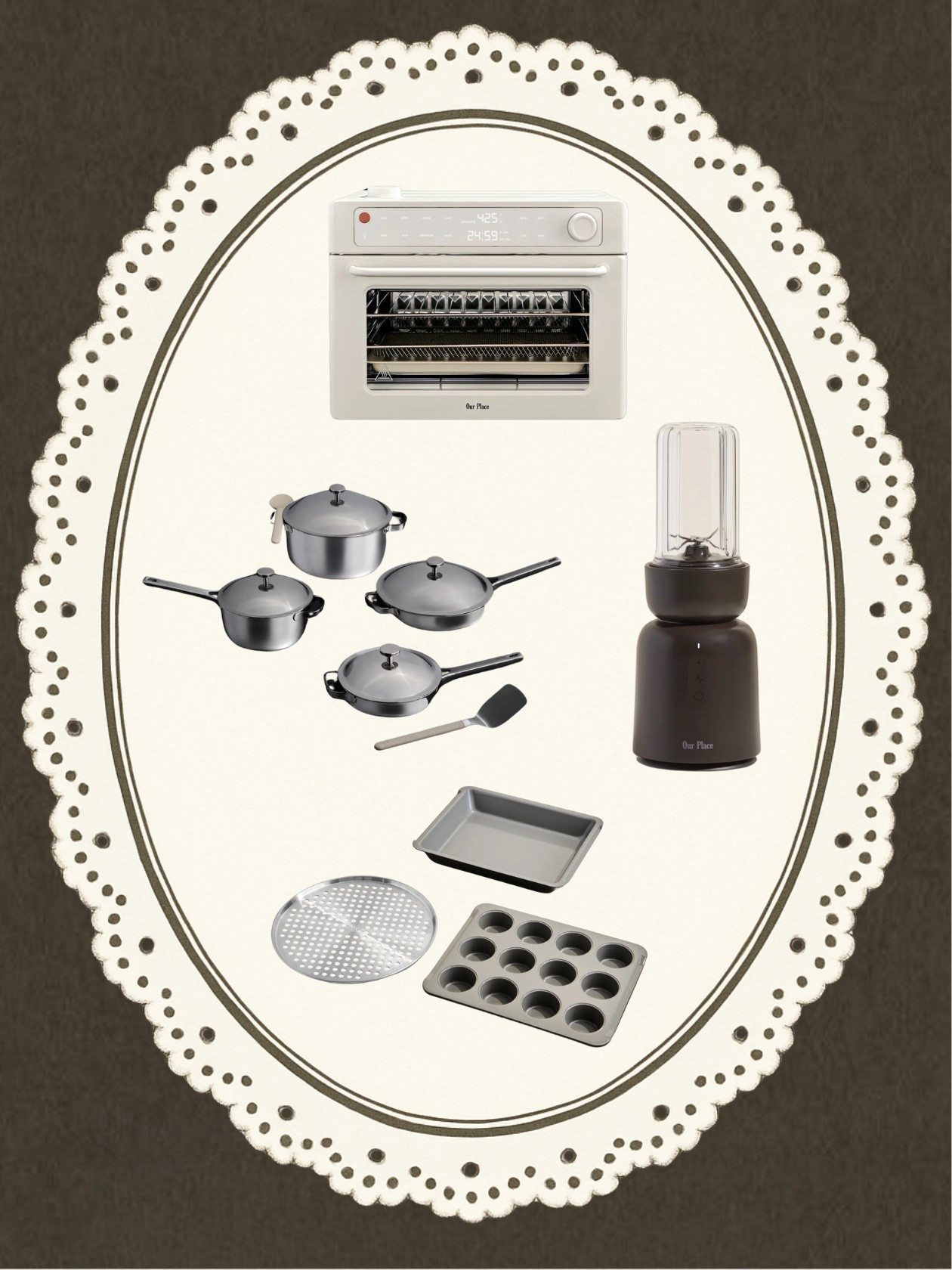 Let’s take a moment to appreciate the magic that is Our Place, because WOW, they are out here changing kitchens and changing lives lol!

I recently got my hands on the new 8-in-1 Wonder Oven Pro, and I’m not being dramatic when I say it has become my entire personality.
This little beauty does. it. all. Air Fry, Bake, Roast, Toast, Convection, Reheat, Broil, and has steam infusion (aka crispy outsides + juicy insides)! It’s an all in one non-toxic, aesthetically gorgeous, countertop-friendly oven that preheats in MINUTES. I’ve already used it for crispy veggies, sheet-pan dinners, cookies, next-level reheated leftovers… you name it, it nails it.

And because it’s Our Place, the design is stunning, the materials are safer, and it basically looks like it belongs in a holiday movie kitchen!

If you’ve been thinking about upgrading your appliances (or gifting something that will actually get used daily) this is the one!

They also have gorgeous pots and pans, and a blender that I’ve been keeping my eye on!

#OurPlace #WonderOvenPro #NonToxicKitchen #KitchenAppliances #HomeCooking #HealthyHome #KitchenEssentials #SycamoreAndSageCo