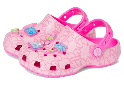 toddler crocs x mattel barbie classic clog (pink) | Amazon (US)