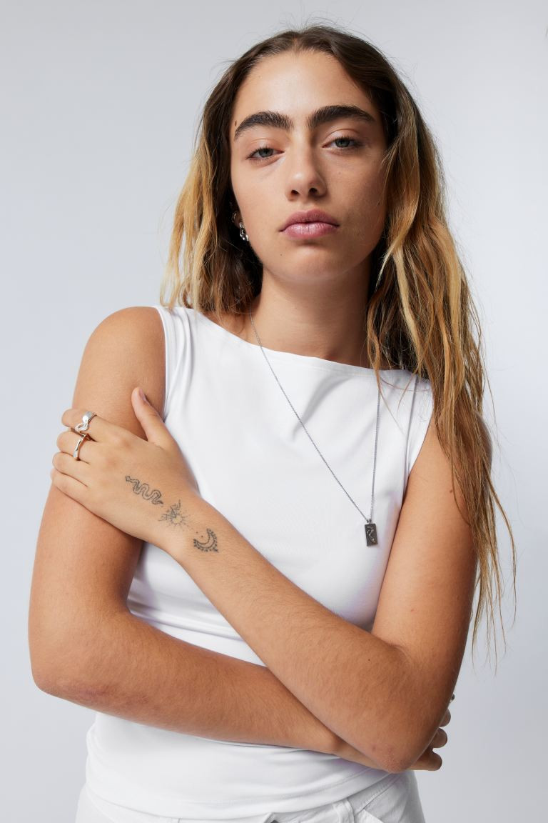 Annie Boatneck Sleeveless top | H&M (UK, MY, IN, SG, PH, TW, HK)