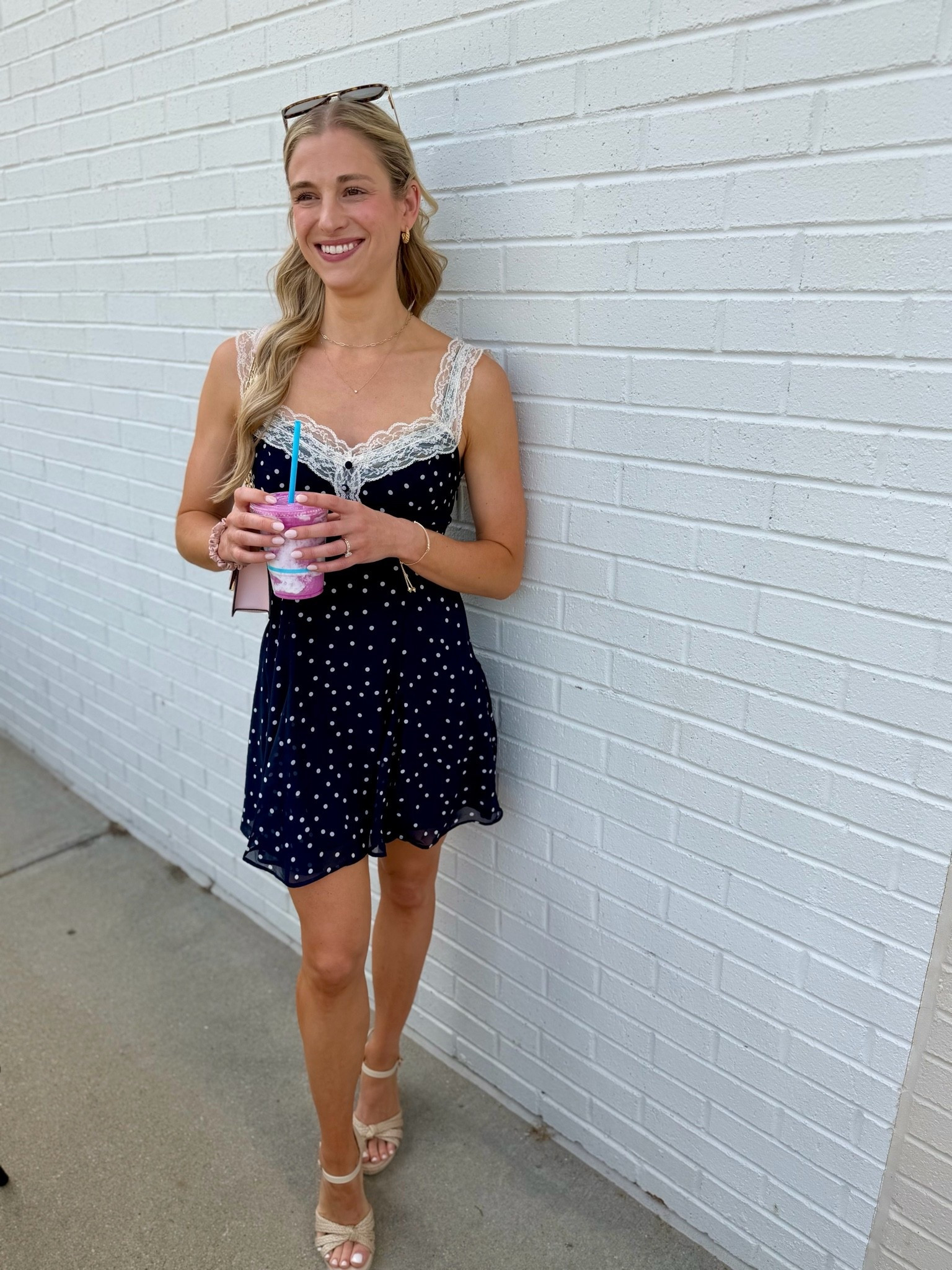 Polka dots are trending right now! This dress will be perfect all summer long! Xs tts! 💙🤍💙💙💙💙💙💙💙💙💙 summer dresses. Summer dress. Abercrombie dresses. Abercrombie dress. Summer outfit ideas. Summer outfit info. Vacation outfits. Vacation outfits beach. Beach vacation outfits. Summer outfit ideas. Graduation dress. Graduation dresses. Graduation guest dress. Graduation guest dresses.

#LTKgrwm #LTKootd