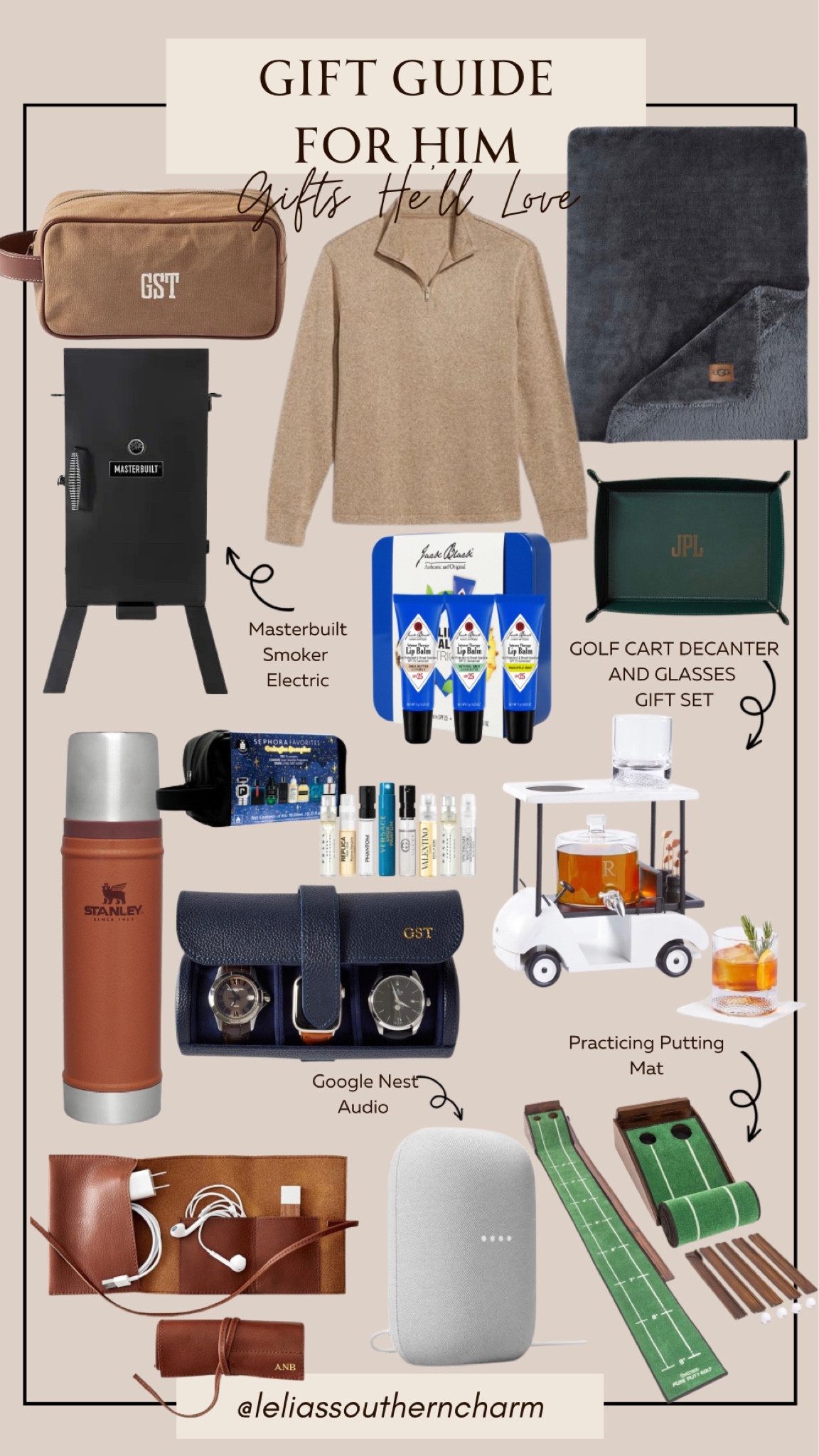 A gift guide for Dad, brother, uncle, best friend! So many useful and practical gifts for Him! Many are guaranteed by Christmas! 🎁

Gifts for Him | Stocking stuffers | Electric Smoker | Stanley | Putting Gold Mat | Throws for Guys 

#LTKfindsunder100 #LTKGiftGuide #LTKHoliday
