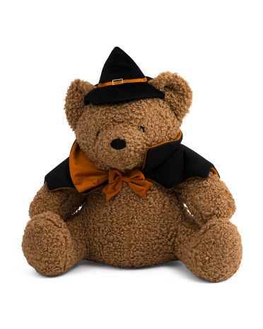 16x18 Halloween Teddy Bear In Cape Pillow | TJ Maxx