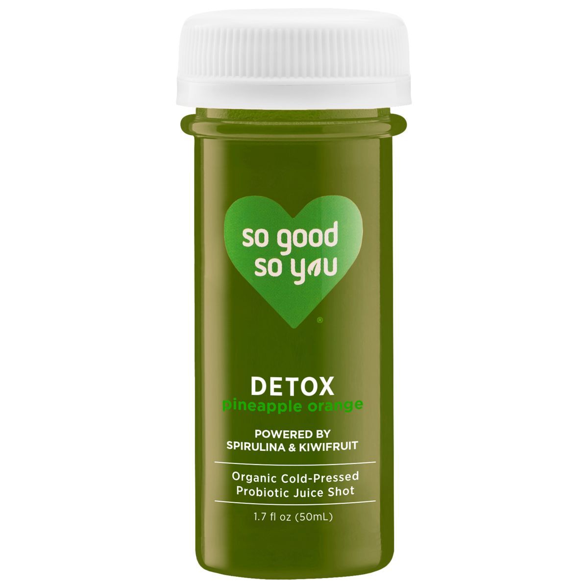 So Good So You Detox Pineapple Orange Organic Probiotic Shot - 1.7 fl oz | Target
