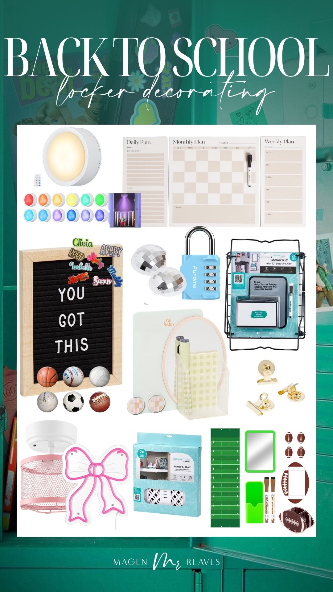 Back to school locker decor for teen girls and boys!

Amazon finds, Target finds, locker decor, teen locker decor, back to school shopping.

#LTKKids