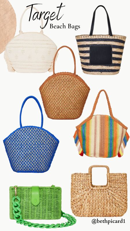 Target beach bags for summer time.  Vacation pool & beach bags under $50

#LTKunder50 #LTKtravel #LTKswim