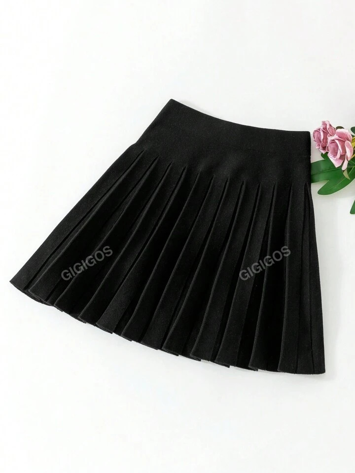 autumn winter women mini knit skirt | SHEIN