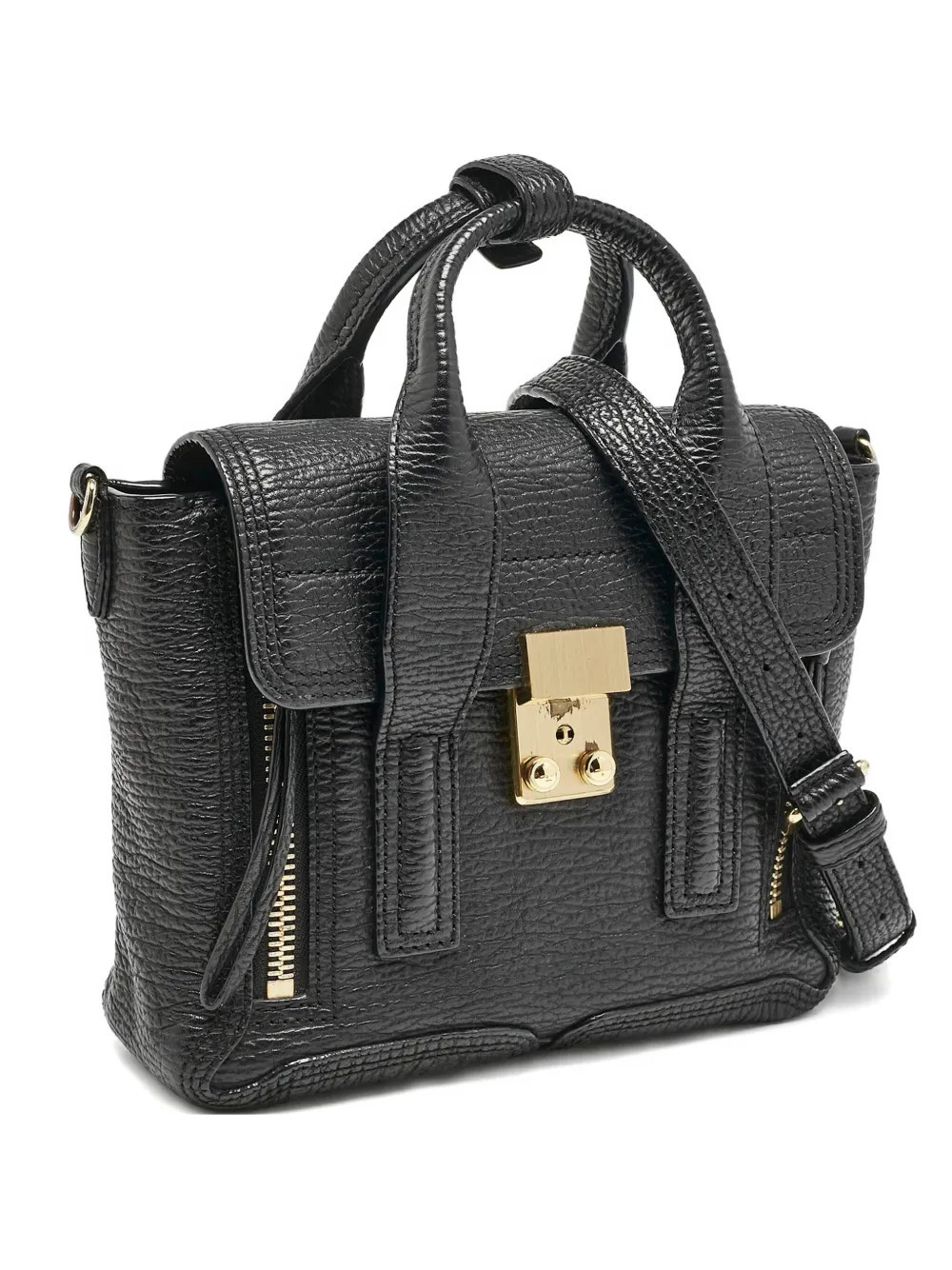 3.1 Phillip Lim Pashli leather shoulder bag - Black | Farfetch Global