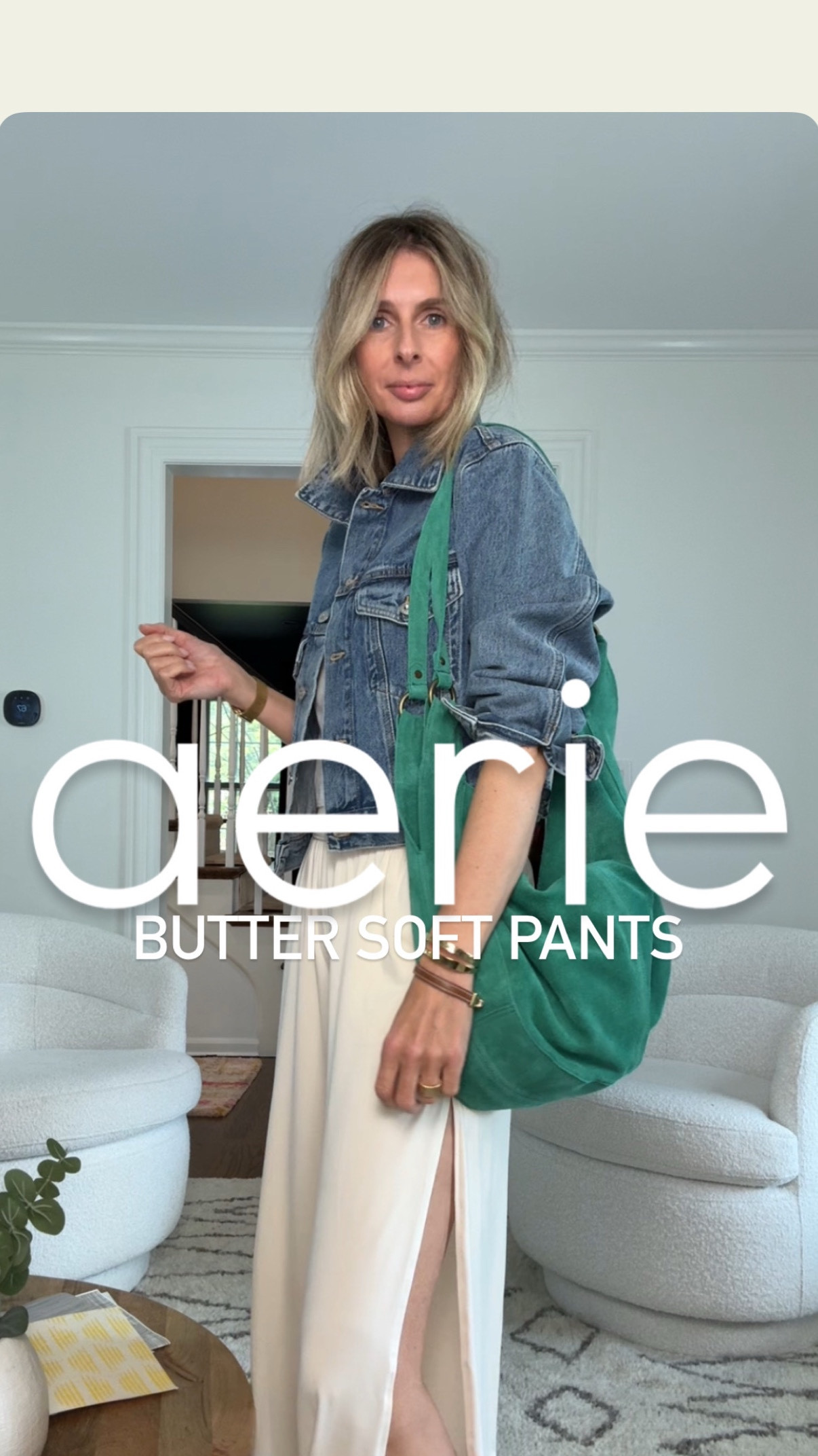 ladies, let’s elevate our weekend vibe! these pants are not only THE softest, but are also super cool, and they come in a ton of colors too!! i’m obsessed! 💫

you can  wear them with a bikini on vacay, with a dressier top for those long summer nights out, or if your hitting a festival or concert. 👌 

wearing a small in the pants. 


effortless style + daily outfit inspo for over 40s. are you trying to rediscover your style, i got you. want to elevate your everyday looks, i got you. want easy, effortless style, i got you! come follow me @houseofmagpye 🫶

country concert outfit, weekend outfit, elevate your everyday wardrobe, effortless style, casual cool style, mom uniform, mom style, style over 50, what to wear today, inspire me, sandals, summer outfit.


#effortlessstyle #styleover40 #elevateyoureveryday #casualcool #instastyle #aerie #weekendlook #denimjacket #countryconcertoutfit 

#LTKOver40 #LTKSaleAlert #LTKFindsUnder50