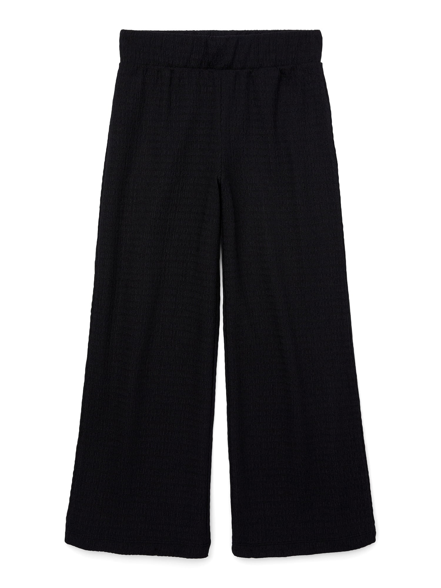 Wonder Nation Girls Knit Wide Leg Pants, Sizes 4-18 & Plus | Walmart (US)