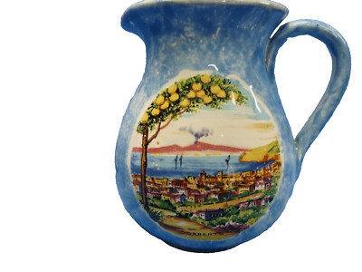 Italian Sorrento Pottery Pitcher 6" Water Beverage Pitcher | eBay | eBay US
