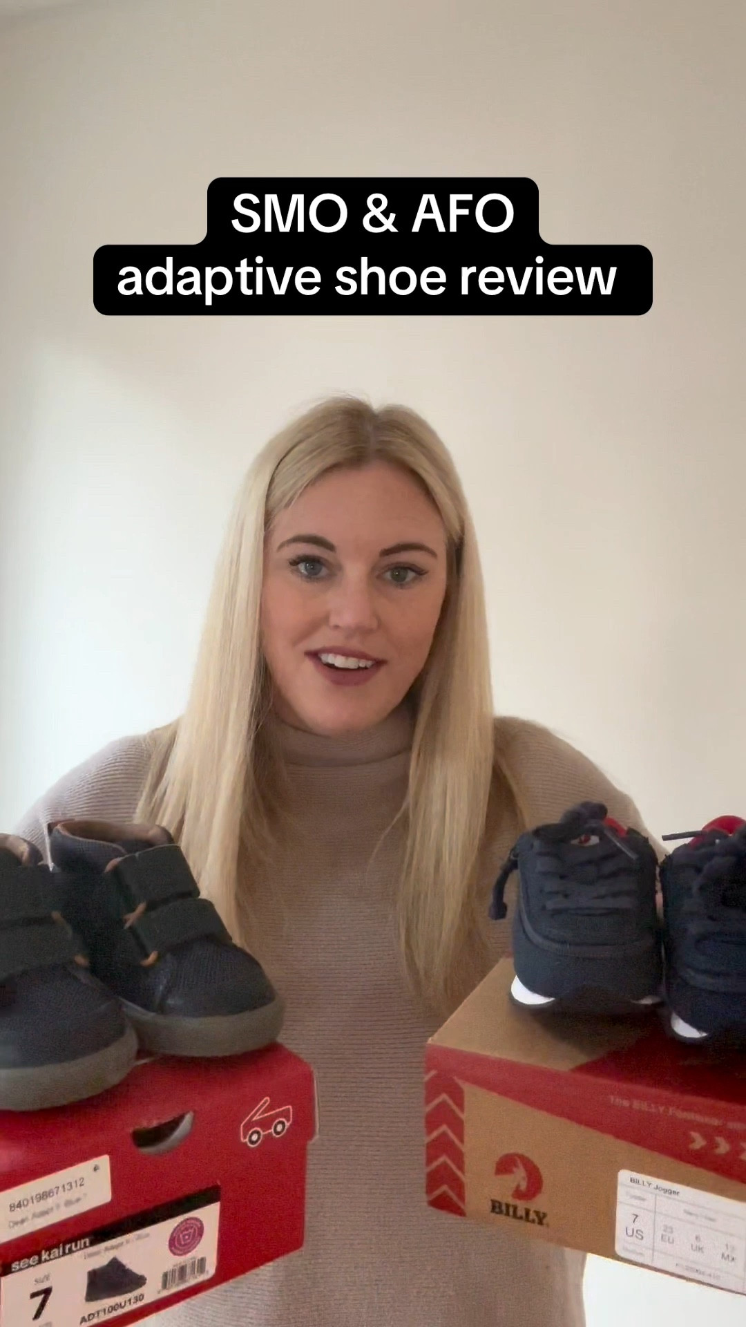 Adaptive shoes for toddlers! A close up look at Billy’s and See Kai Run adaptive footwear for SMO and AFO orthotic braces for children. #adaptive 

#LTKKids #LTKmomlife