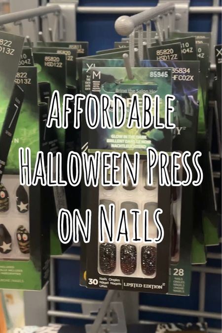 Affordable Halloween Press On Nails 

#LTKbeauty #LTKSeasonal #LTKHalloween