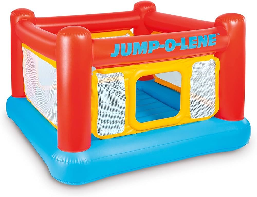 Intex Inflatable Jump-O-Lene Playhouse Trampoline Bounce House for Kids Ages 3-6 Pool Red/Yellow,... | Amazon (US)