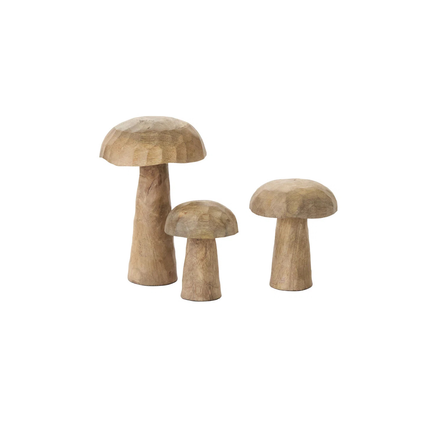 Porcini Mushroom Set of 3 - 3"/4"/5" | Wayfair North America