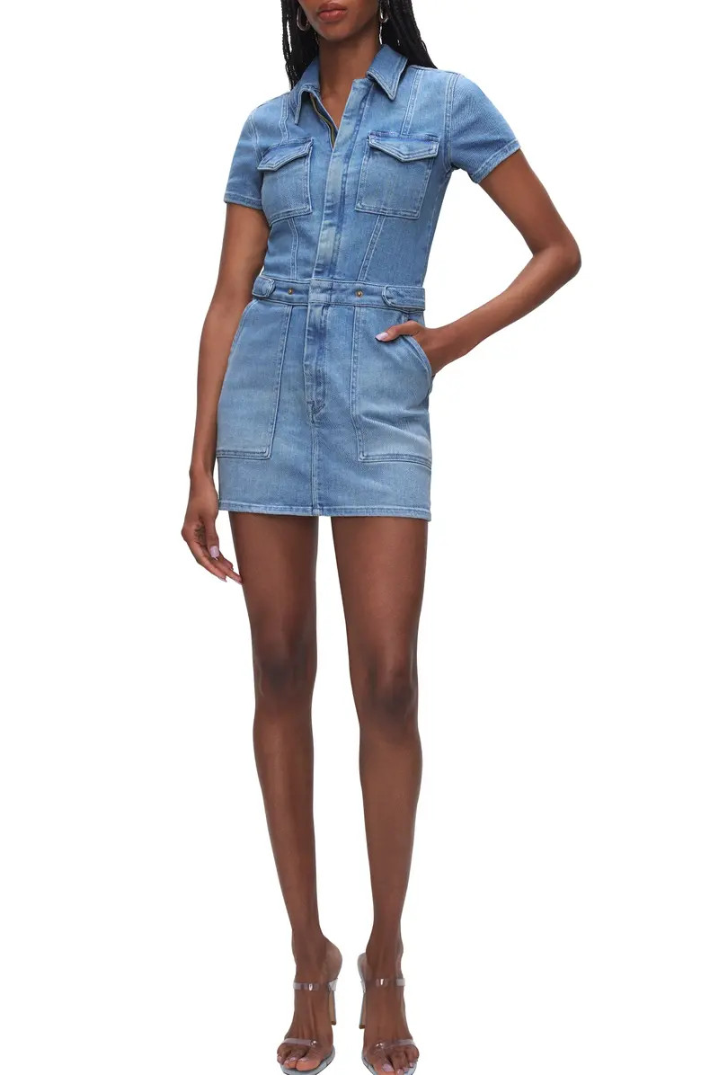 Fit for Success Denim Utility Dress | Nordstrom