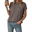 Arach&Cloz Women's Wool Blend Short Sleeve Oversized Sweater Work Casual Cap Sleeve Tops Summer 2... | Amazon (US)