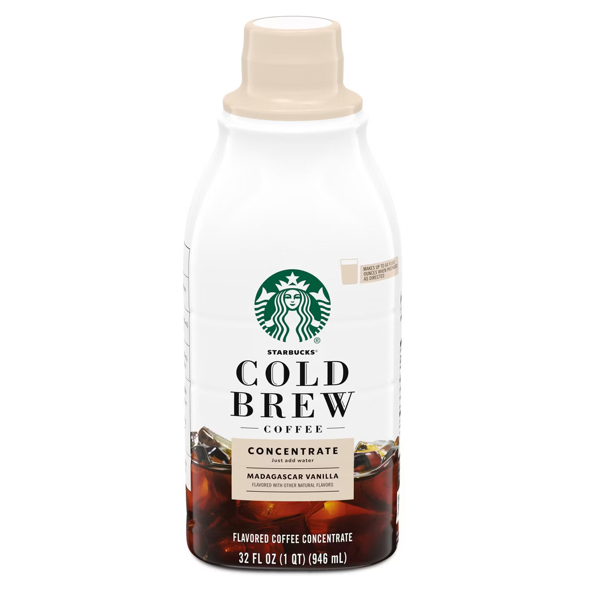 Starbucks Cold Brew Coffee — Madagascar Vanilla — Multi Serve Concentrate — 1 bottle (32 fl... | Target