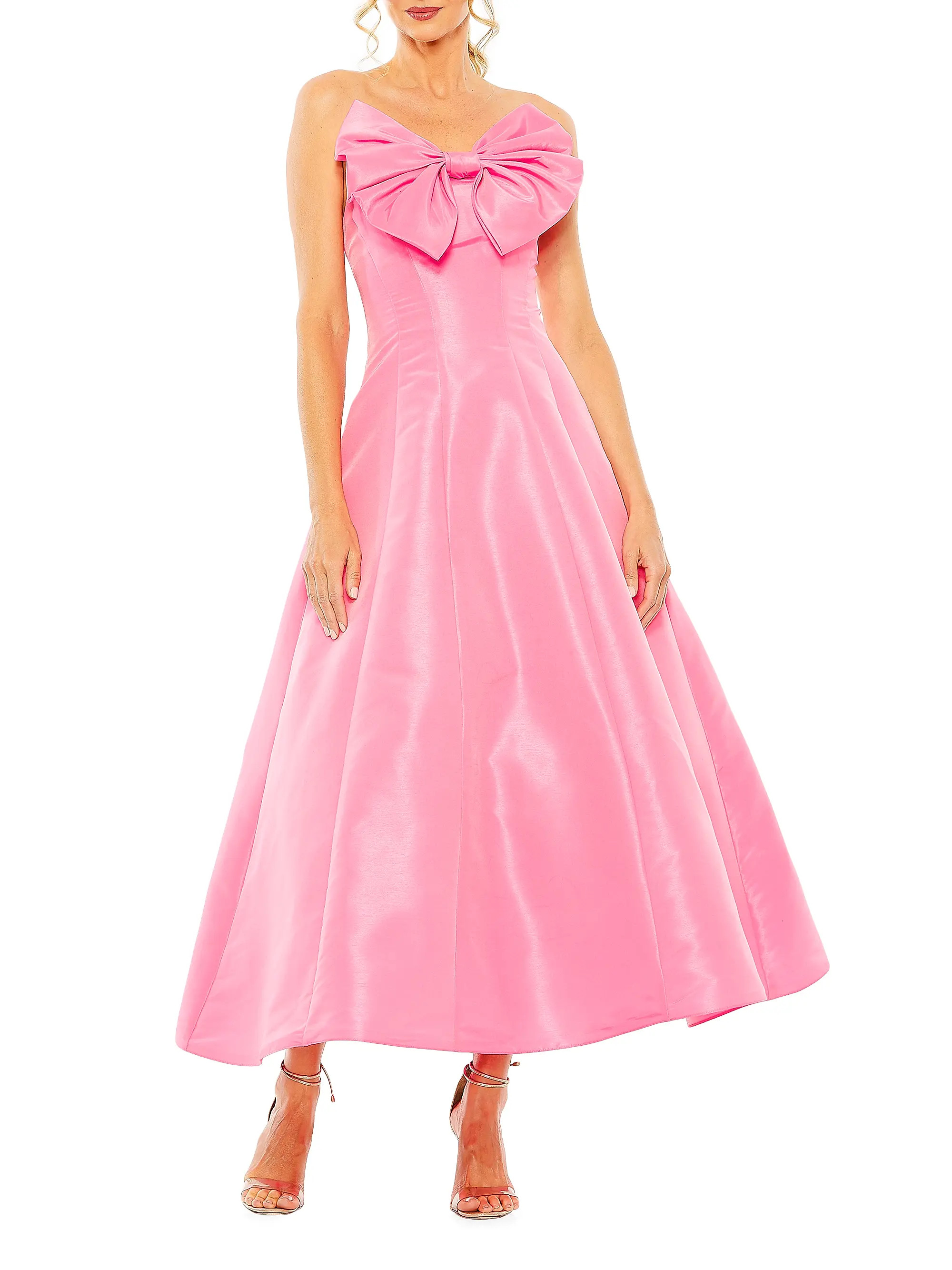 Cocktail Bow Strapless Ballgown | Saks Fifth Avenue