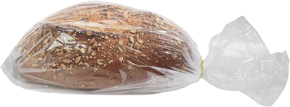 Bread Bags with Ties, Heavy Duty, Reusable, 100 Clear Bags and 100 Ties | Amazon (US)
