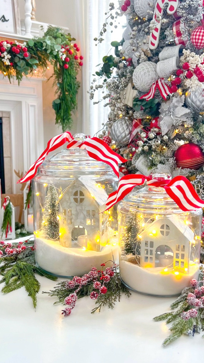 🎄These little jars make me so happy—I added them to my holiday decor a few years ago, and now they come out every single season. They’re so easy to make and look adorable anywhere… living room, kitchen, even the bathroom! Such a simple DIY that adds instant Christmas magic.✨

Holiday DIY decorations 
Christmas magic
Interior Decorator 
Christmas decorations 

#LTKSeasonal #LTKHoliday #LTKHome