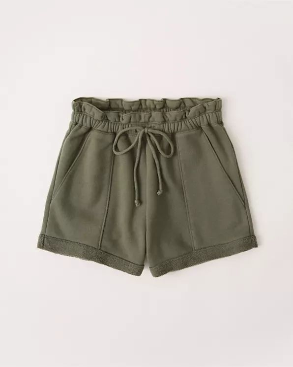 Knit Paperbag Shorts | Abercrombie & Fitch (US)