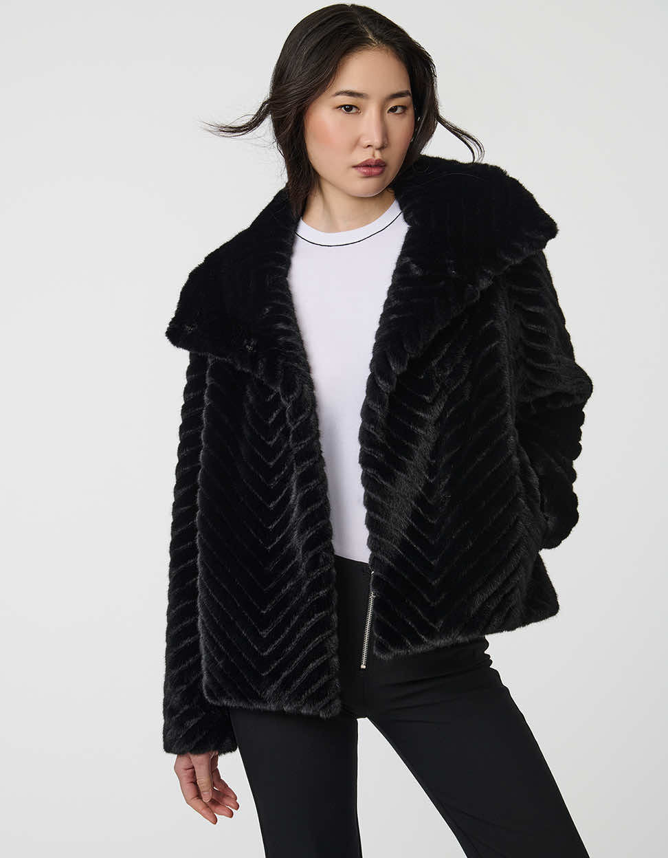 Echelon Faux Fur Coat | Bernardo Fashions