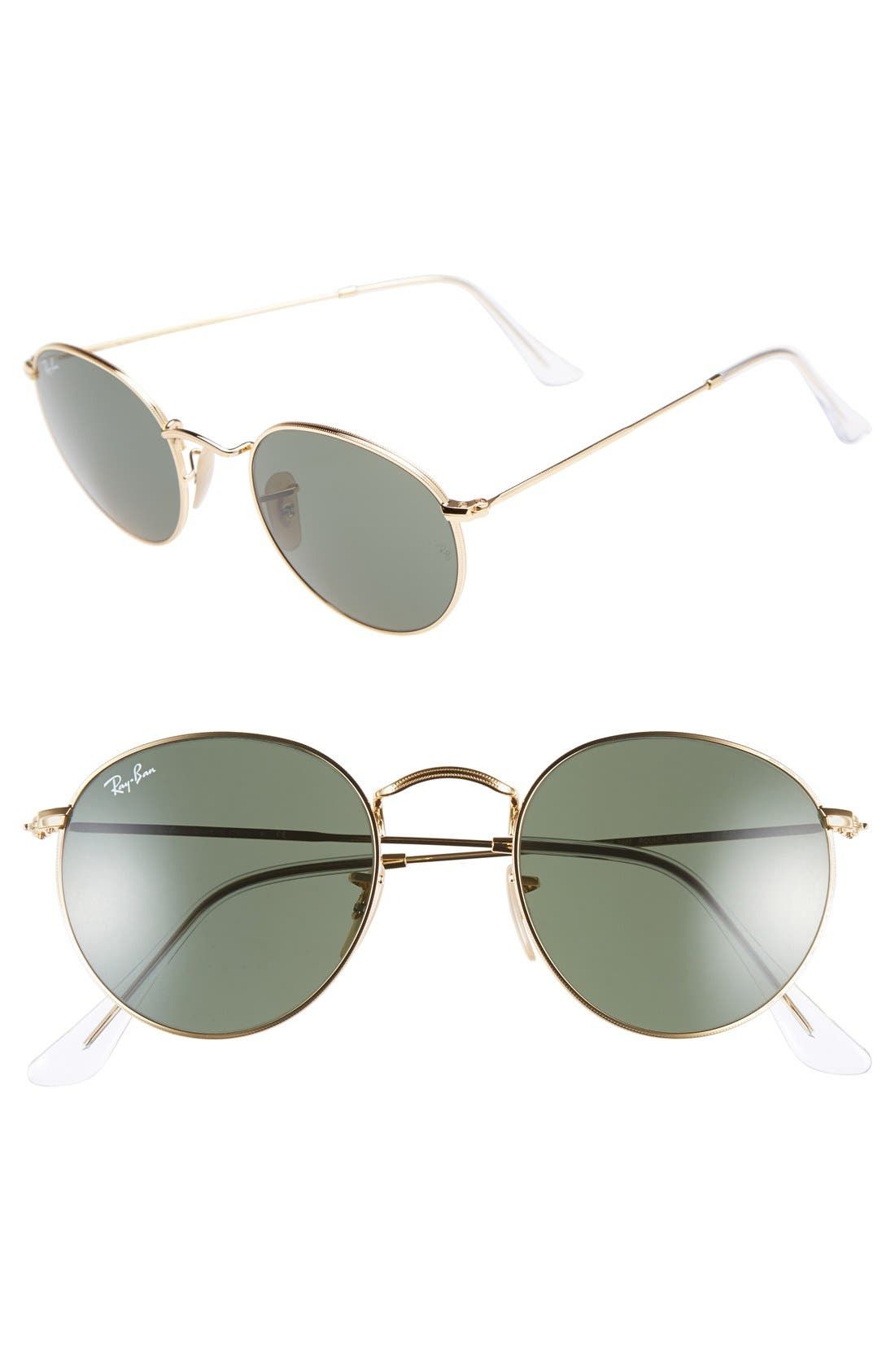 50mm Rounded Sunglasses | Nordstrom