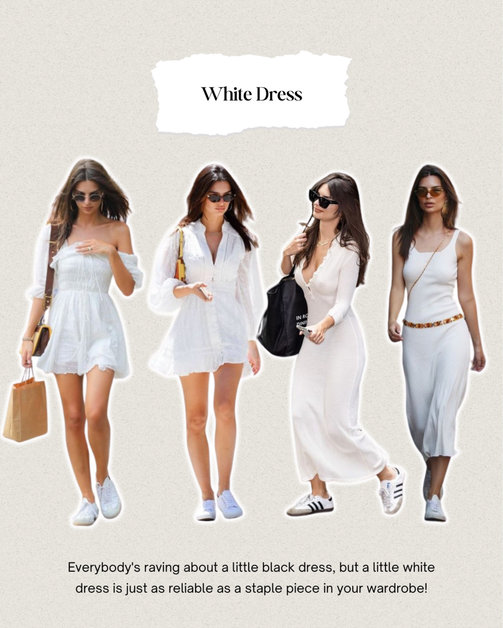 Everybody's raving about a little black dress, but a little white dress is just as reliable as a staple piece in your wardrobe!

#LTKSeasonal #LTKstyletip