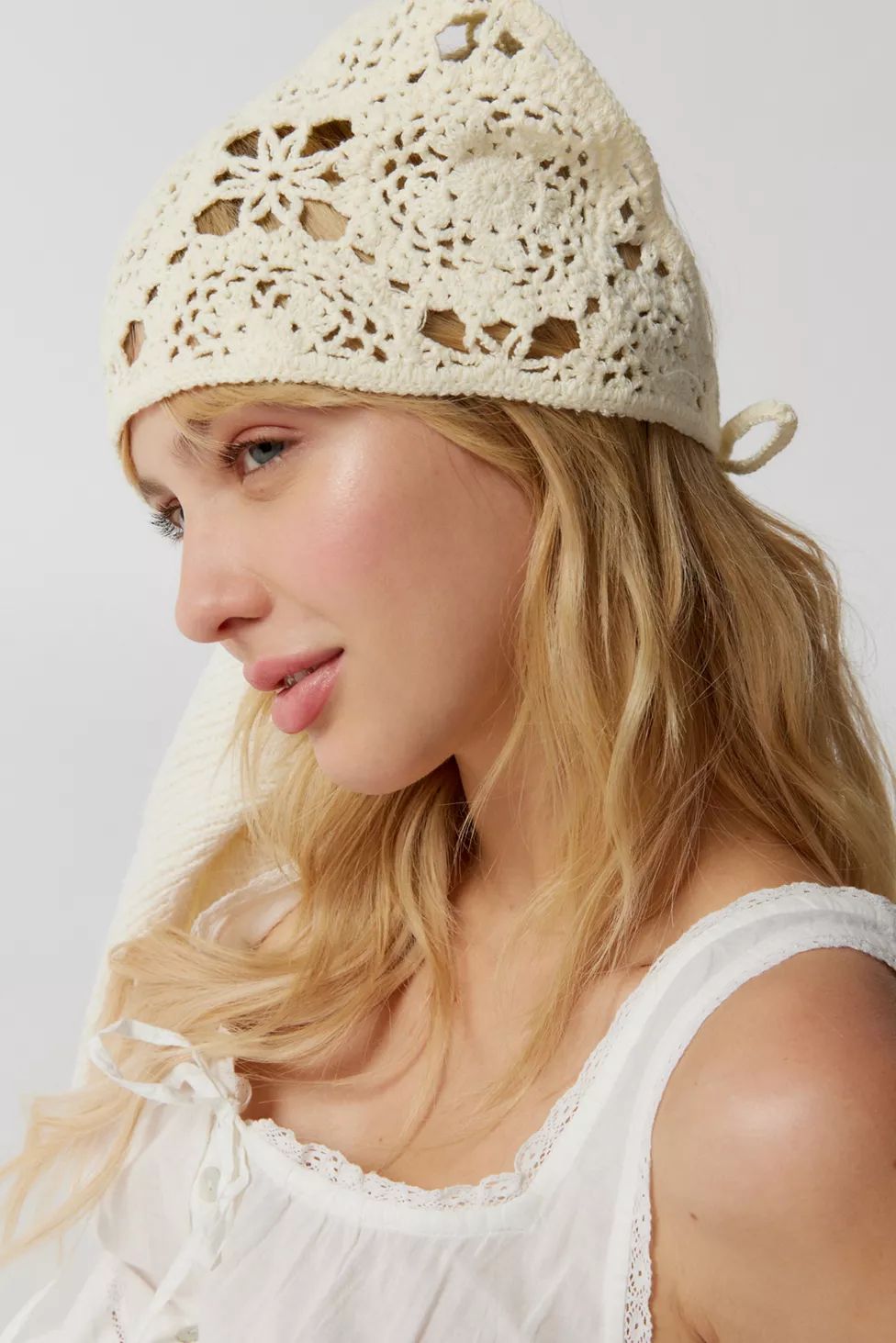 Crochet Head Scarf | Urban Outfitters (US and RoW)