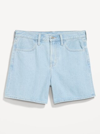 High-Waisted Wow Baggy Jean Shorts -- 5-inch inseam | Old Navy (US)
