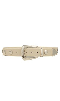 B-Low the Belt Jordana Mini Moto Belt in Bone & Silver from Revolve.com | Revolve Clothing (Global)