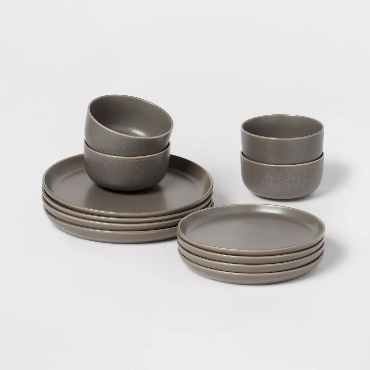 12pc Stoneware Tilley Dinnerware Set Bronze - Threshold™ | Target