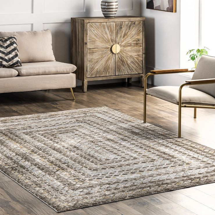 nuLOOM Carley Machine Washable Geometric Area Rug | Target
