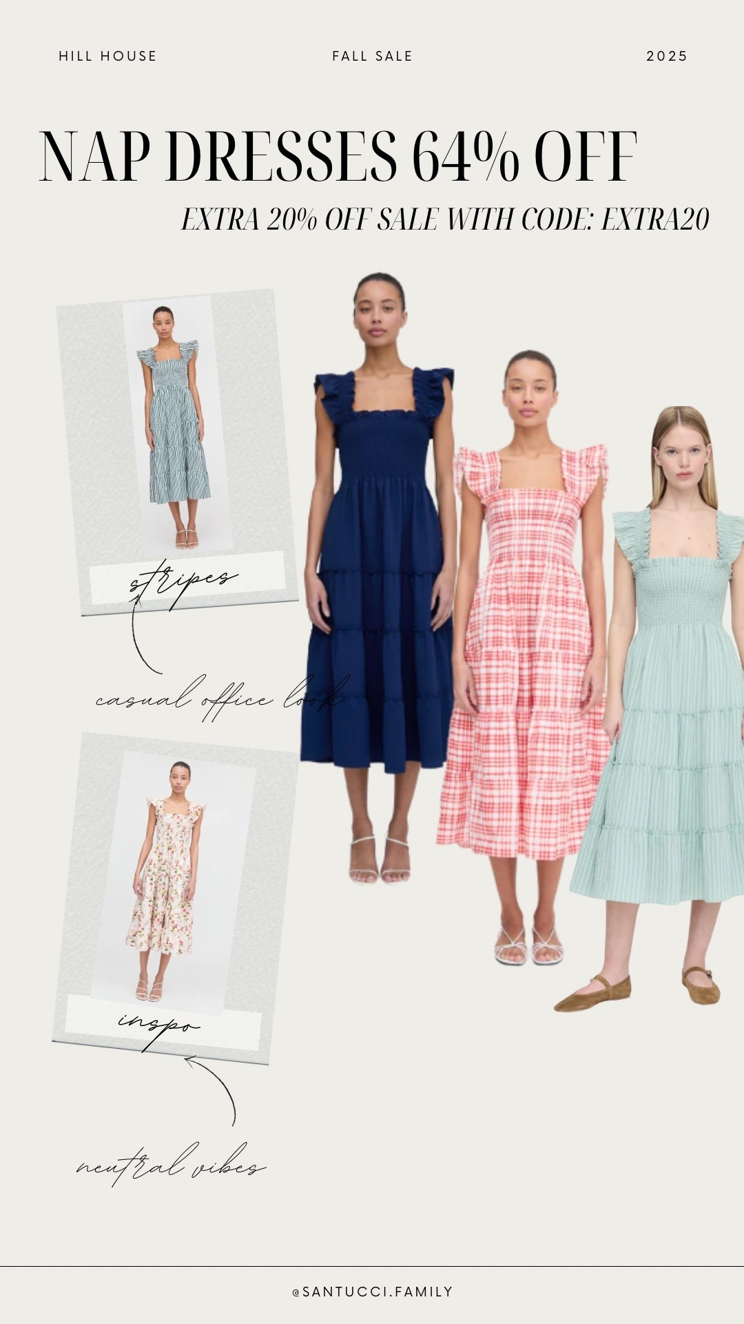 Hill House Home is having a MAJOR sale right now — their nap dresses are up to 64% off, and you can stack an extra 20% off with code EXTRA20 😍

These are the ones I wear nonstop because they somehow make you look put together even when you’re chasing toddlers around the house. Don’t wait — the popular colors always sell out first!

Hill House nap dress sale, Hill House Home discount code, Hill House capsule wardrobe, easy mom style, neutral feminine fashion

#LTKFindsUnder100 #LTKStyleTip #LTKHoliday