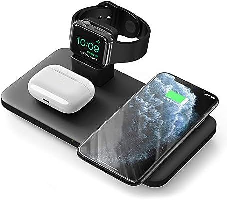 Seneo 3 in 1 Wireless Charger, Wireless Charging Pad for AirPods Pro/2, Charging Dock for iWatch ... | Amazon (US)